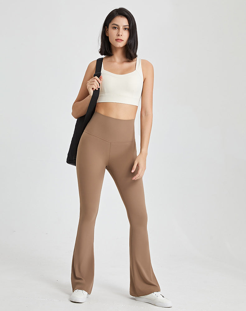 Cross Back Yoga Flare Leggings
