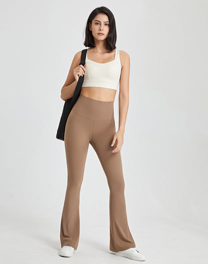 Cross Back Yoga Flare Leggings
