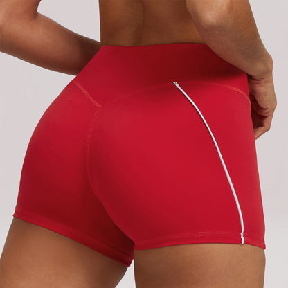 Twisted Knot Biker Shorts Tummy Control Athletic Short