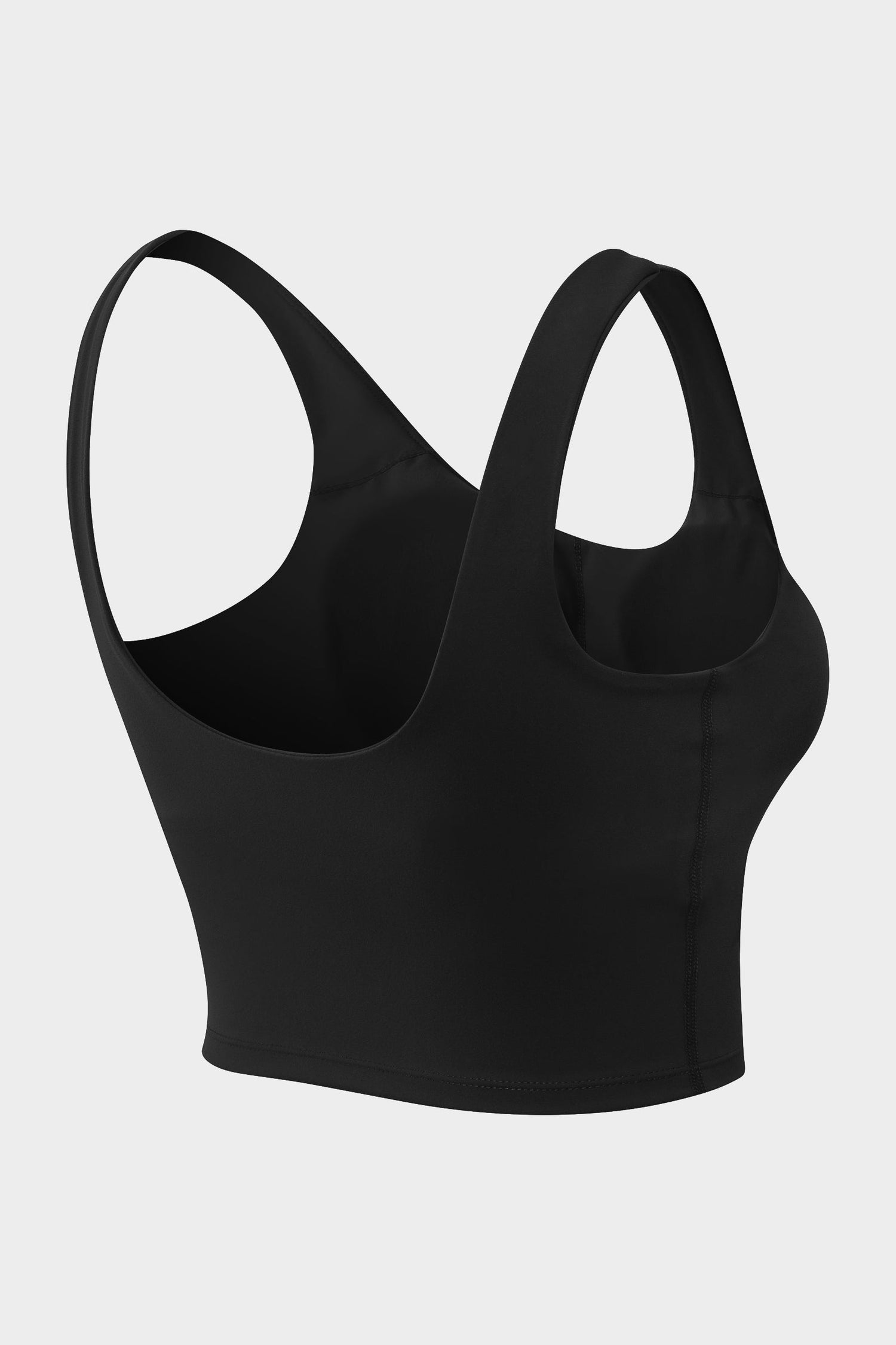 Longline Crop Tops with Built-in Bra - Stylish &amp; Supportive Tops