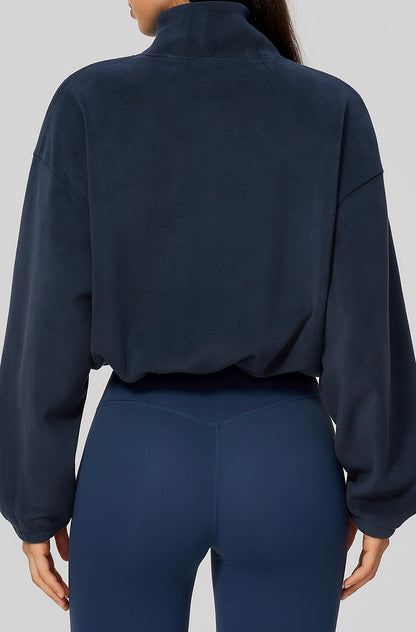 Half Zip Oversized Sweatshirts