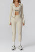 3 Pieces Athletic Wear with Sports Bra, Jacket and Legging