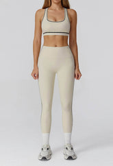 Athletic Wear with Racerback Sports Bra and Legging