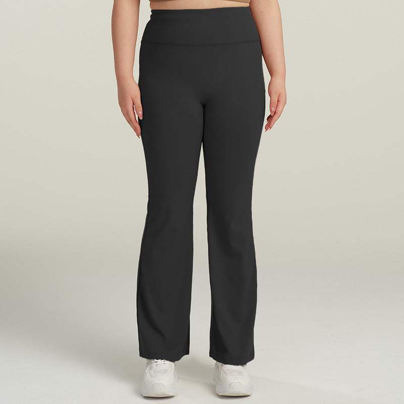 High Waist Flared Sports Pants | Perfect for Workout and Casual Wear