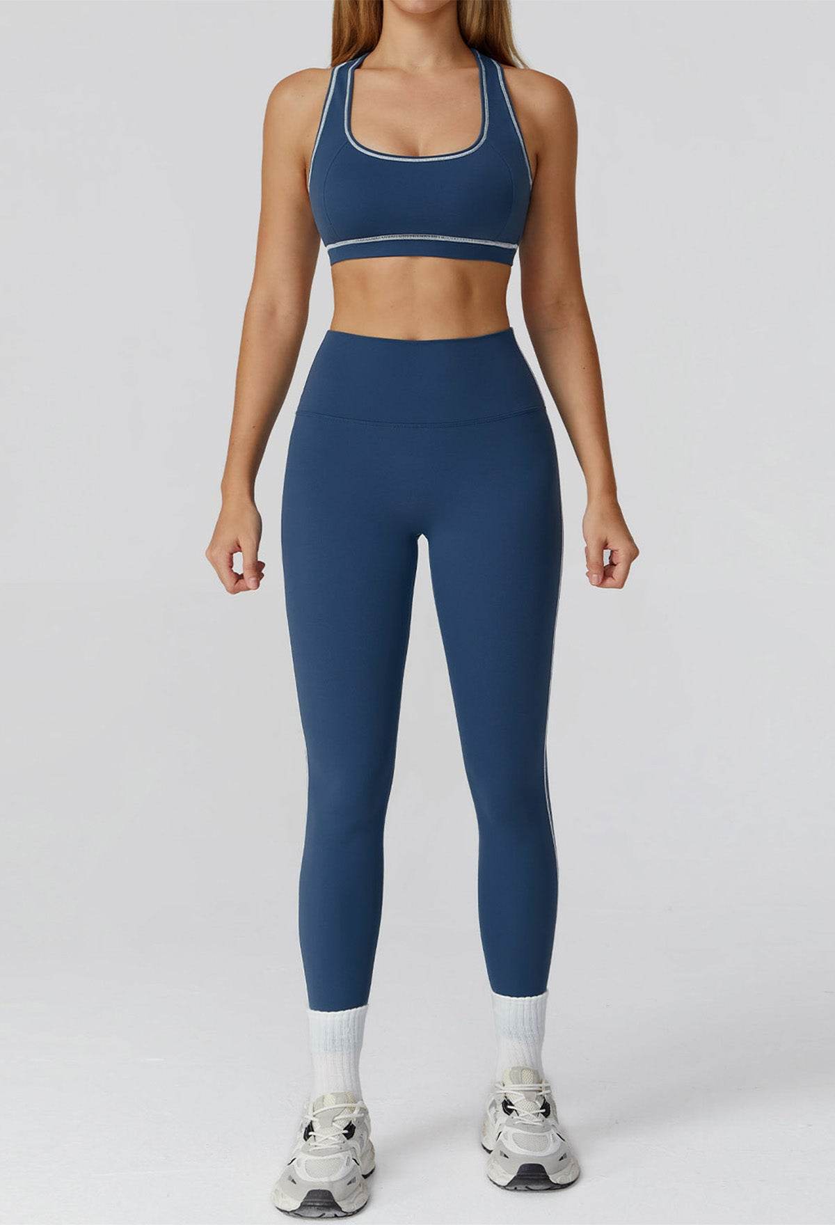 Athletic Wear with Racerback Sports Bra and Legging