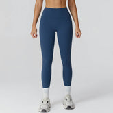 Color Block Athletic Legging High Waist Running Tights