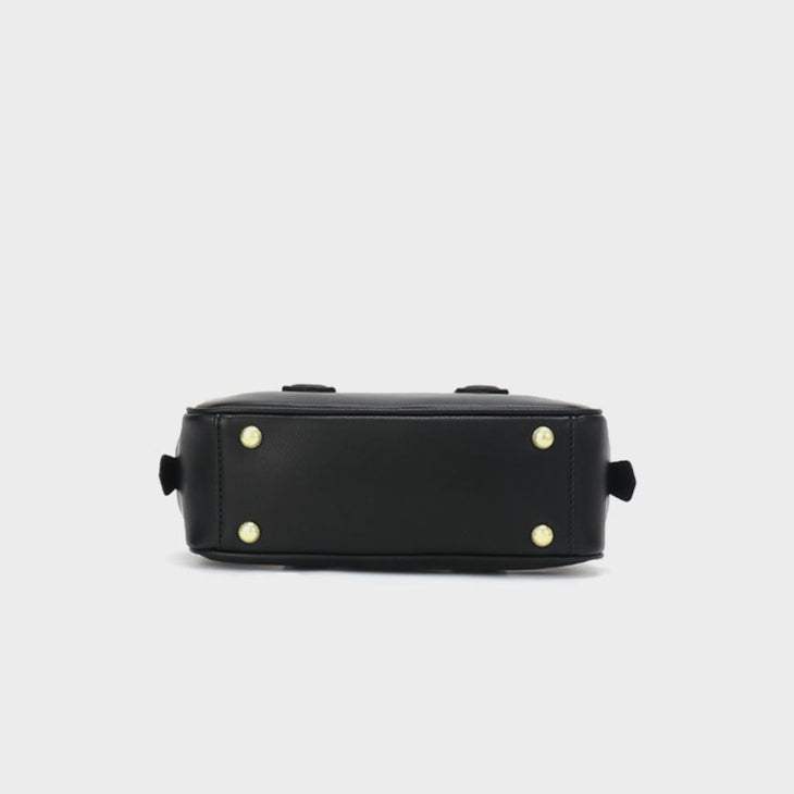 Retro Leather Handle Shoulder Bag | Classic Style with Modern Flair