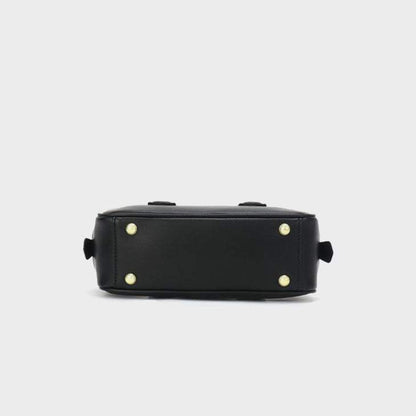 Retro Leather Handle Shoulder Bag | Classic Style with Modern Flair