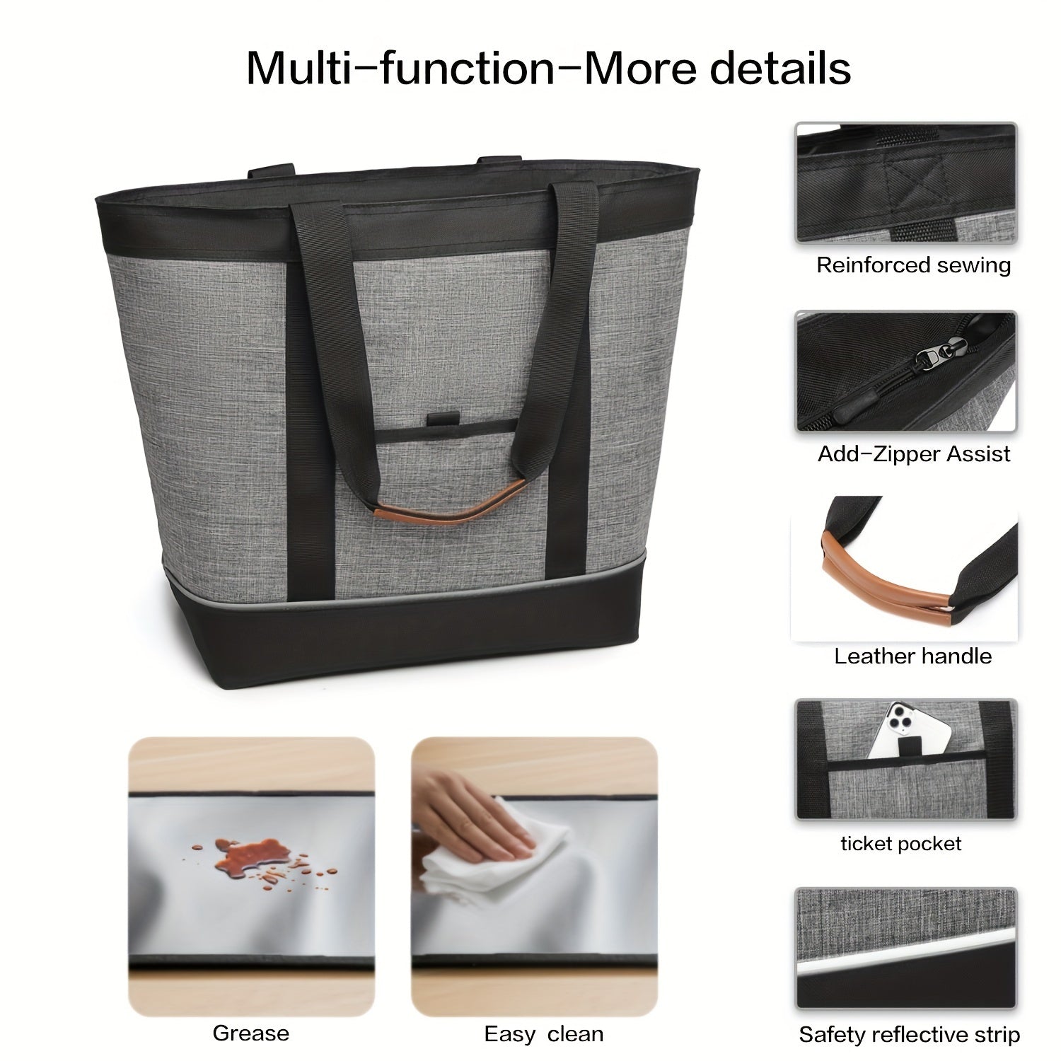 Insulated Cooler Tote Bag