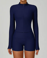 Long Sleeve Full Zip Running Jacket