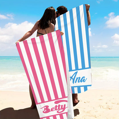 Stripe Pattern Beach Towel