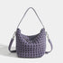 PU Handmade Woven Bucket Shape Tote Bag | Stylish & Unique Design