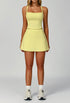 2 Pieces Tennis Sets with Tank Top and A Line Skirt