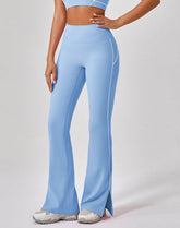 Tummy Control Wide Leg Yoga Flared Pants
