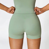 No Front Seam High Waist Biker Shorts