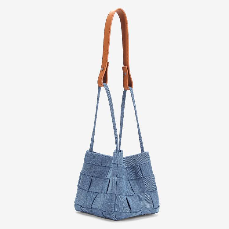 Denim Bucket Bag | Stylish Shoulder Handbag for Everyday Use