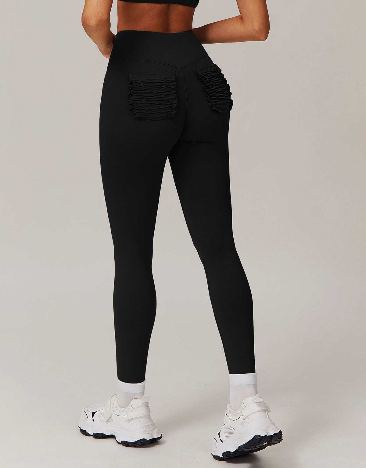 Fashion High Waist Yoga Leggings | Trendy and Supportive Activewear