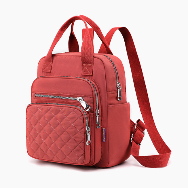 Argyle Quilted Backpack