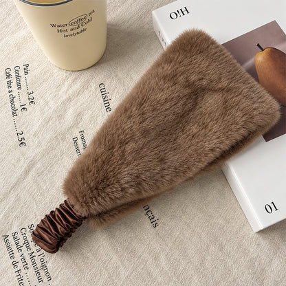 Faux Fur Winter Sports Wide Headband