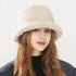 Fluffy Faux Fur Bucket Hats -