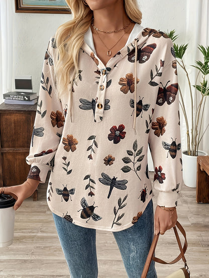 Fall Long Sleeve Hoodies Sweatshit V Neck Casual Tops