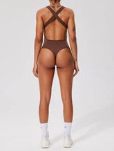 U Neck Thong Cami One Piece Bodysuit Top