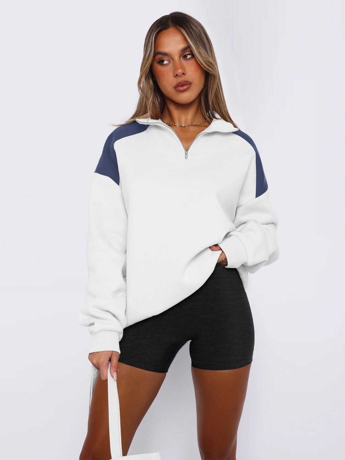 Color Block Pullover Sweatshirt | Stylish &amp; Cozy for Everyday Wear