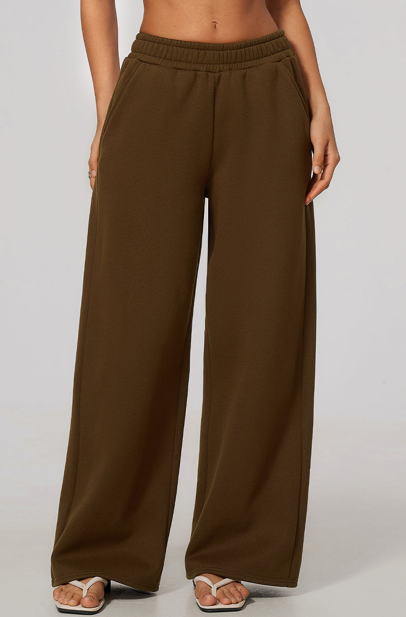 Wide Leg Casual Sweatpants with Pockets
