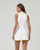 Polo Collar Golf Tennis Dress with Shorts