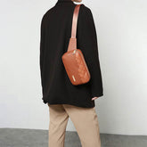 PU Sling Bag Crossbody Bags Sports Waist Bag