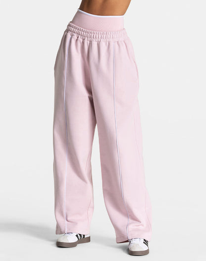 High Waist Wide Leg Lounge Sweatpants with Pockets