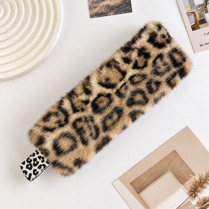 Leopard Faux Fur Warm Winter Wide Headband