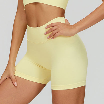V Back High waist Biker Short