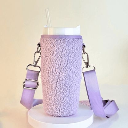Teddy Velvet 20oz Tumbler Carry Case Neoprene Bottle Sleeve