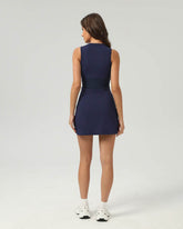 Sleeveless Tennis Athletic Dress with Short