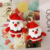 Hand knitted Santa Claus Bag Keychain