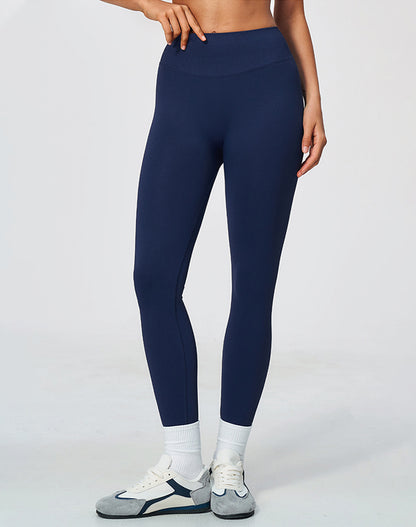 Ribbed High Waisted Seamless Workout Leggings