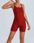 One Piece Spaghetti Strap Romper Backless Short Jumpsuit