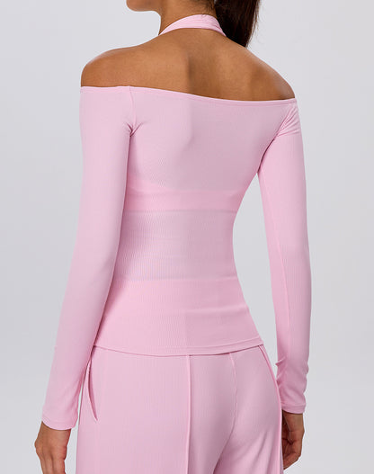 Off The Shoulder Long Sleeve Shirts