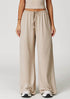 Athletic Wide Leg Lounge Pants with Drawstring and Pockets