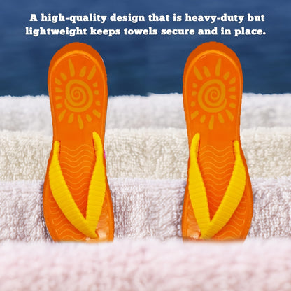 Flip Flop Beach Towel Clips