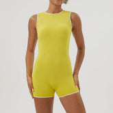 Sleeveless Yoga Jumpsuit With Chest Pad