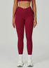 Cross Waist Yoga Leggings with Pockets