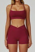Activewear Set with Cross Back Bra and Short