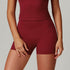 No Front Seam High Waist Biker Shorts