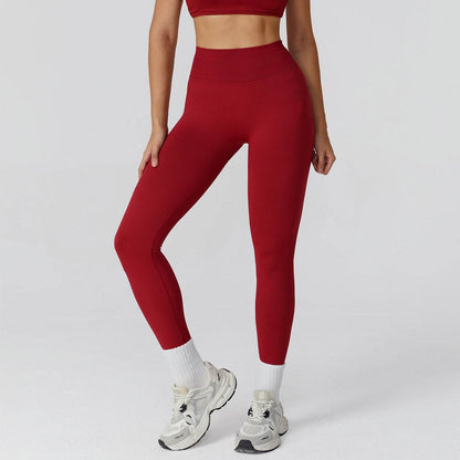 High Waist Workout Leggings Tummy Biker Pants