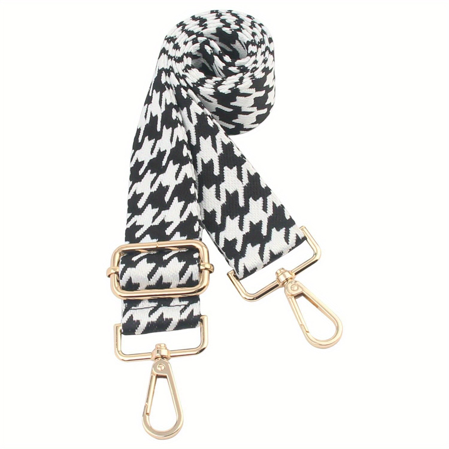 Houndstooth Portable Wide Shoulder Strap