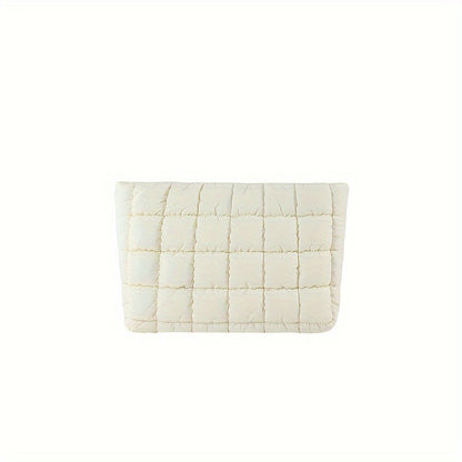 Puffy Quilted Clutch Bag