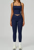 Activewear Set with Wide Strap Tank Top and Legging
