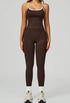 Sport Set with Color Block Tank Top and Legging